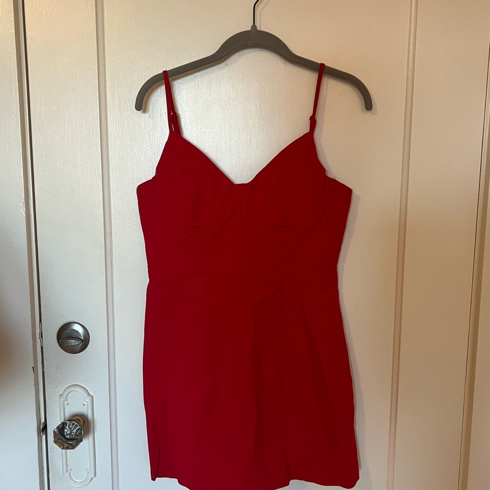 Princess Polly red novella dress size 10